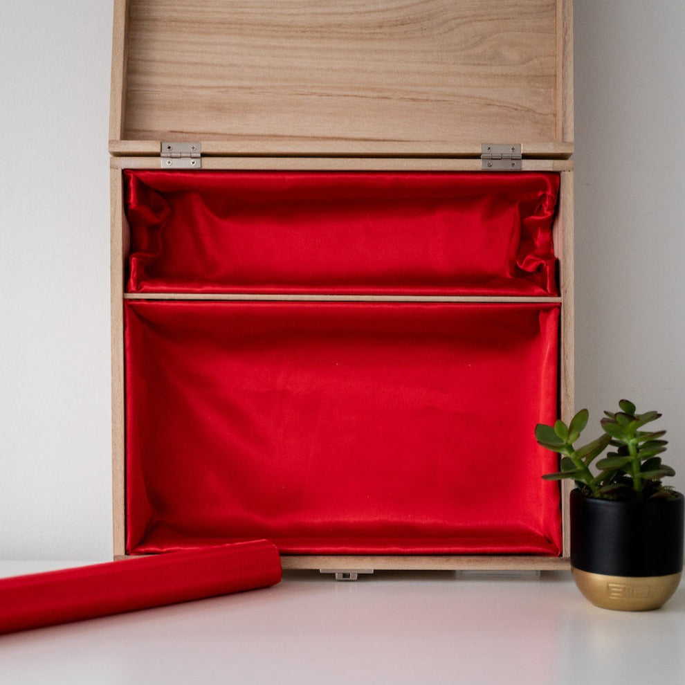 Personalised bridal trousseau wooden  box