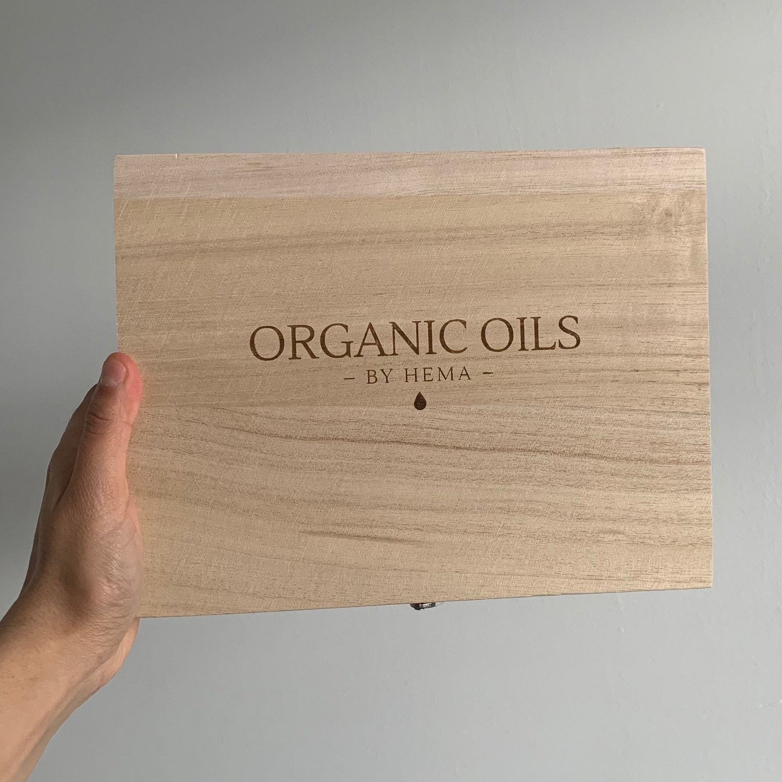 Personalised business logo wooden box