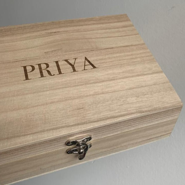 Engraved Twenty one age birthday box
